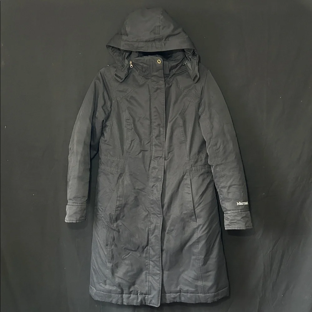 Marmot Women's Down Black Hooded Coat